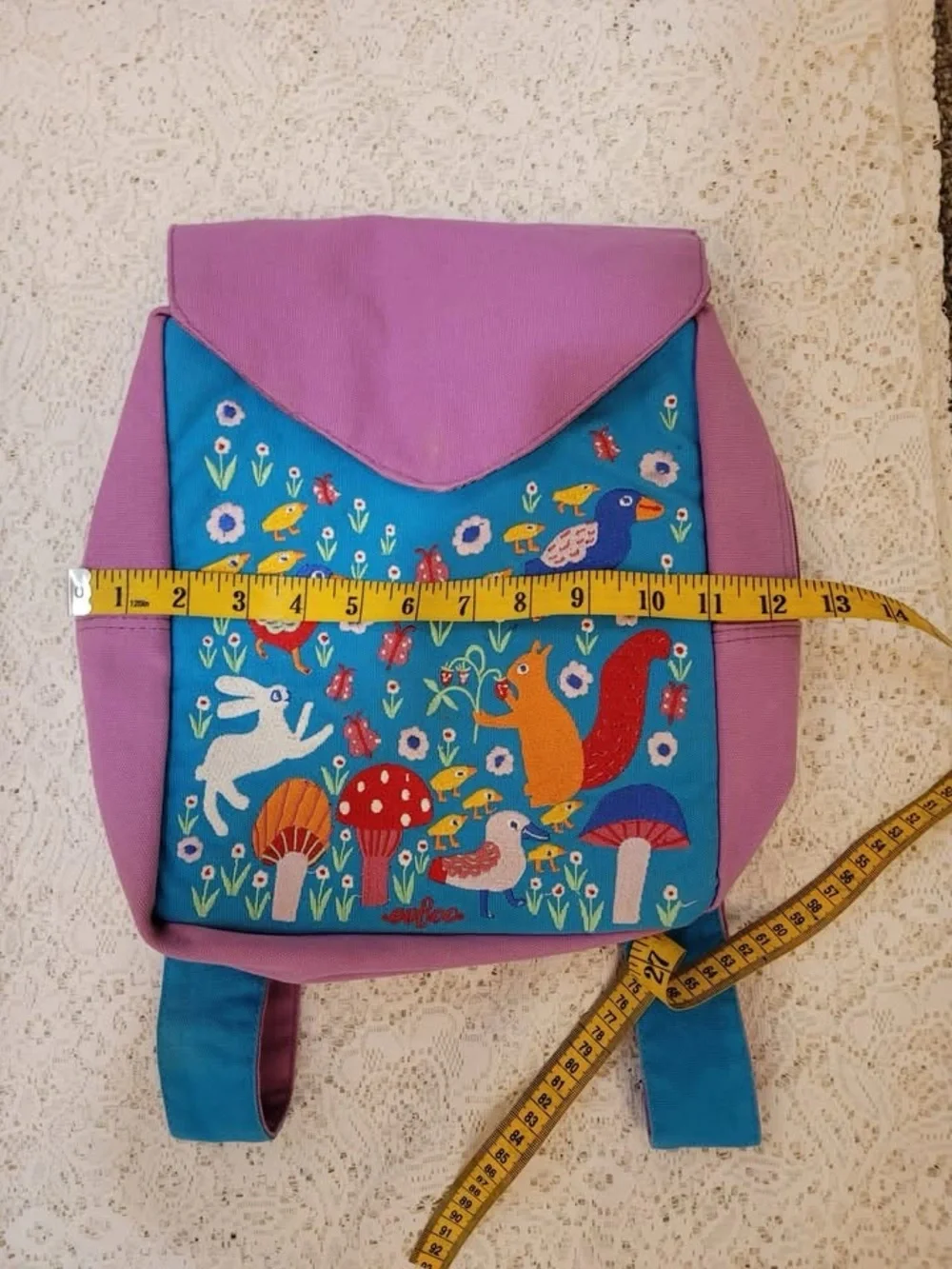 eeBoo Embroiderd Backpack For Little Girls
